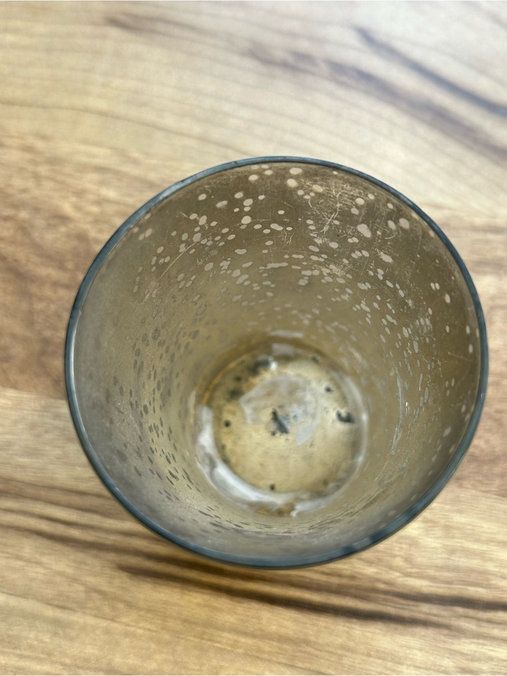 Decorative Gold Mercury Glass Tumbler - Home Dining